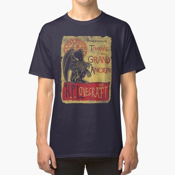 

tournee du grand ancien t - shirt cthulhu legendary phoenix god dieu ancient horror vintage, White;black