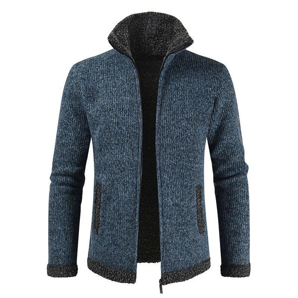 

бесплатная доставка способа высокого качества человек свитер новых людей воротник свитера кардигана пальто сплошного цвета свитер мужчины l, White;black