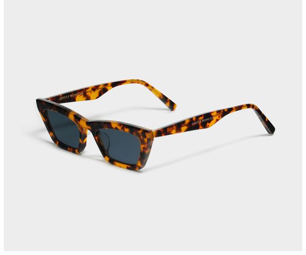 

2019 gentle monster chapsal desgin cool fashion woman men high good quality uv400 protection lens glasses sunglasses with case oculos de sol, White;black