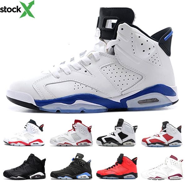 

new 6 sport blue infrared men basketball shoes 2020 6s alternate black cat marron unc white infared the master olympic sports sneakers