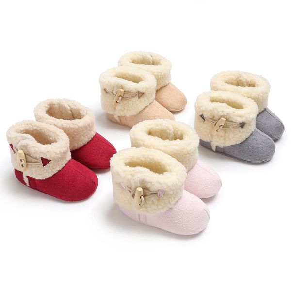 

warm rubber bottom men and women baby winter non-slip toddler shoes