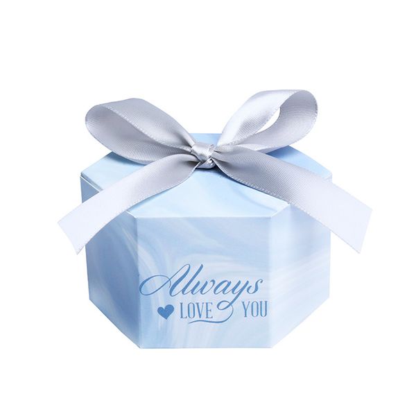 

new creativ candy box diy ferrero box wedding sweet wedding festive supplies hexagonal party candy boxes 50pcs/lot