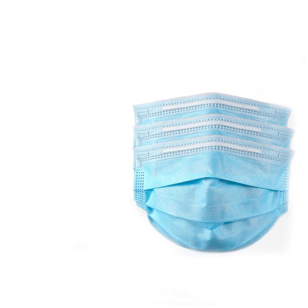 

disposable face masks with elastic ear loop 3 ply breathable and comfortable for blocking dust air pollution protection pack