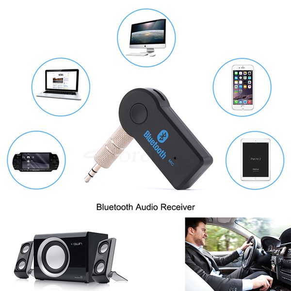 

pcmos 3.5mm wireless handbluetooth receiver transmitter adapter jack for car music audio aux a2dp interior accessories clip