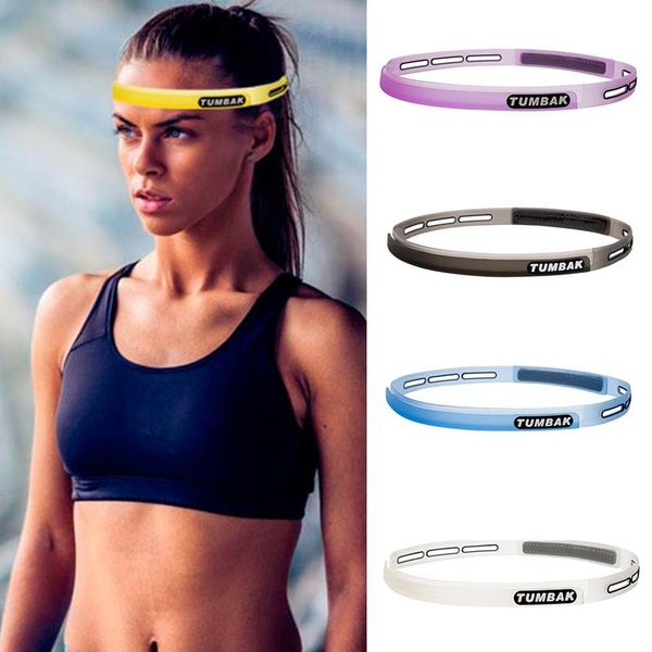 

head sweatband silicone sweat headband sports sports, Yellow;black