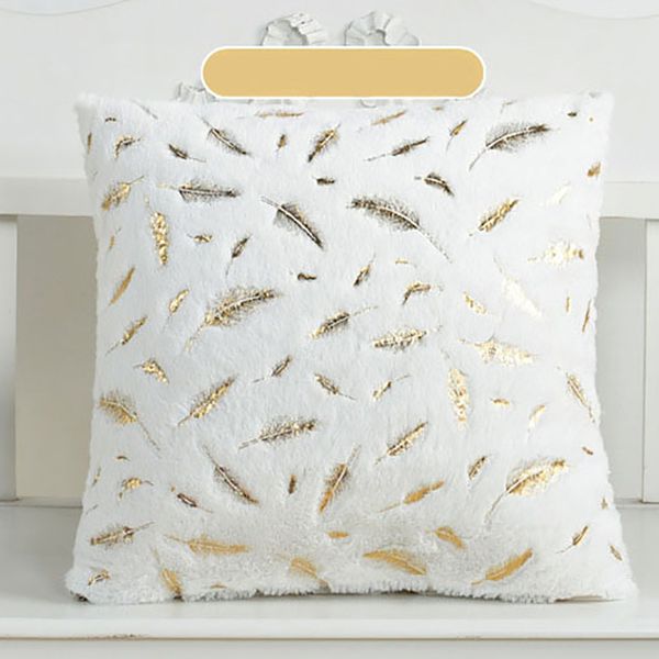 

fur decorative cushion cover home plush pillow case bed room pillowcases pillows car seat decoration sofa throw pillow covers