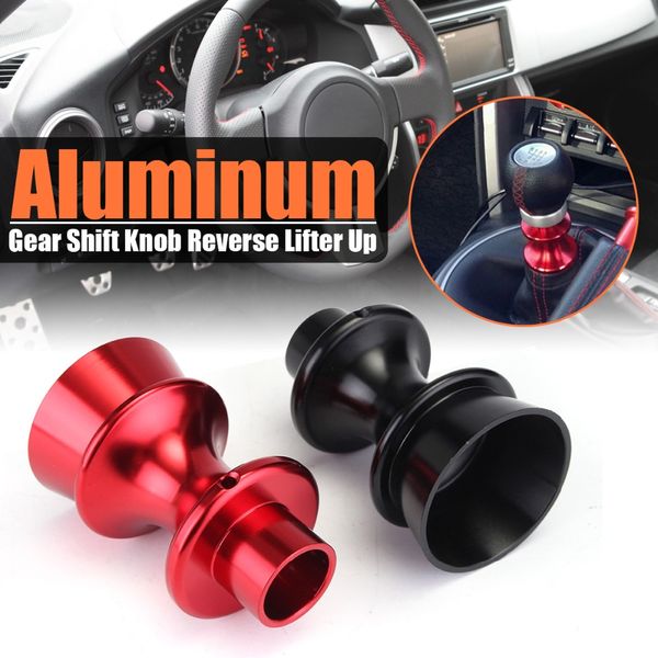 

new aluminium car gear shift knob reverse lifter up for brz for ft86 gt86 black / red