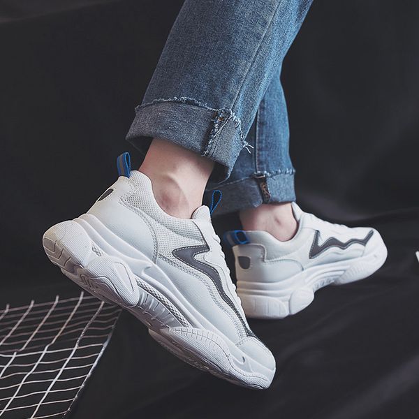 

2020 new ins casual sports shoes tide korean daddy trend summer breathable mesh net shoes men wild