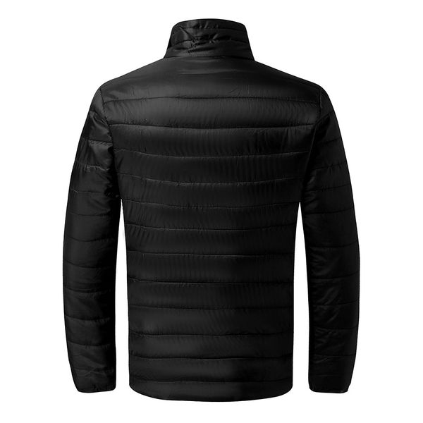 

casaco masculino autumn winter new jacket trend casual thickened warm cotton clothes slim baseball coats size warm jacket, Black