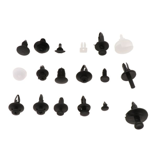 

450 pieces universal car plastic rivets fastener bumper push pin clip he50