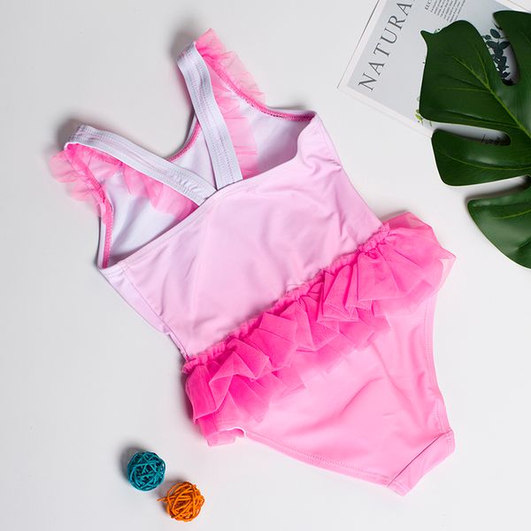 

2019 new girls swimwear 2~8year girls swimsuit flamingo style children swimwear kids beach wear bathing suit-sw332