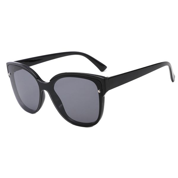 

siamese sunglasses cat eye siamese frame color lens women's luxury sunglasses brand designer men's ladies square sunglasses, White;black