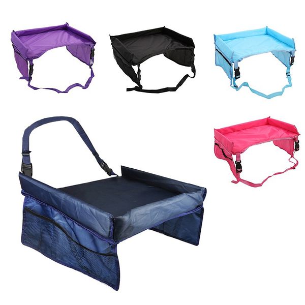 

children's toy dining table storage bag storage waterproof table tray car dining blue waterproof tray car