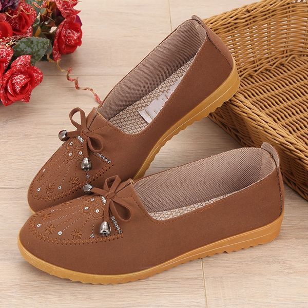 

women classic hollow out brown slip on loafers ladies casual comfort spring & summer flat shoes cool flats g5770, Black