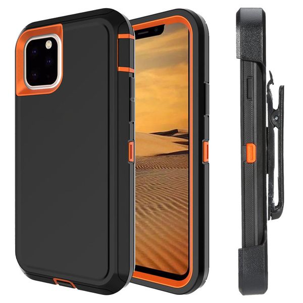 

для iphone 11 6,1 «» 2019 зажим для ремня противоударный чехол, сенсорный 3 в 1 heavy duty кобура чехол зажим для ремня + броня защитная kic