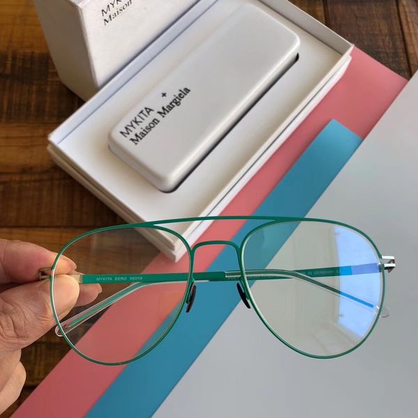 

new eyeglasses frame mykita eero men glasses frame restoring ancient ways oculos de grau men and women myopia eye glasses frames, Silver