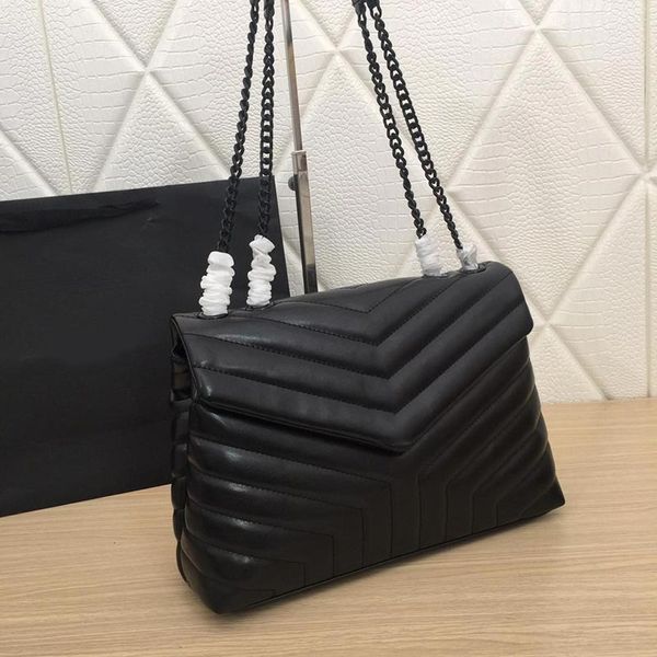 

designer luxury handbag purse chain strap shoulder crossbody y fashion totes women genuine leather fashion totes designer bags