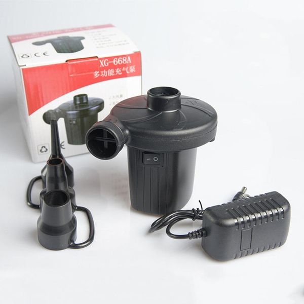 

100-240v us socket small durable air pump general ac electric air pump home inflate deflate for mattress bed