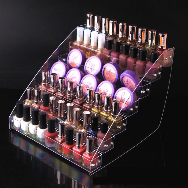 

nail polish display rack nail glue display stand transparent acrylic plastic storage box storage rack stand