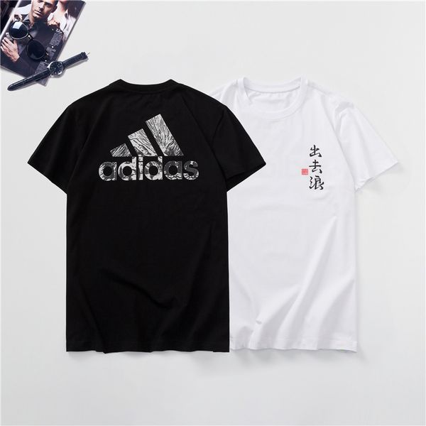 

new mens designer t-shirts fashion brand outdoor activities womens chinese characters print summer shirts luxury tees 2031109v, Gray;blue