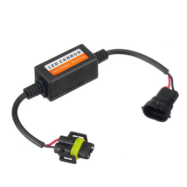 

2pcs h8/h9/h11 car led canbus load resistor controller warning canceler led decoder light error 9v-36v resistance