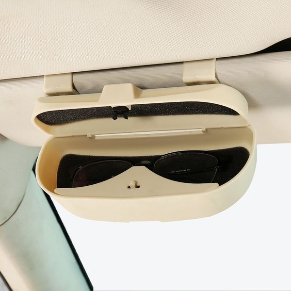 

car sunglasses holder case cover clip cage storage organizer box car styling sun visor sunglasses holder accessories