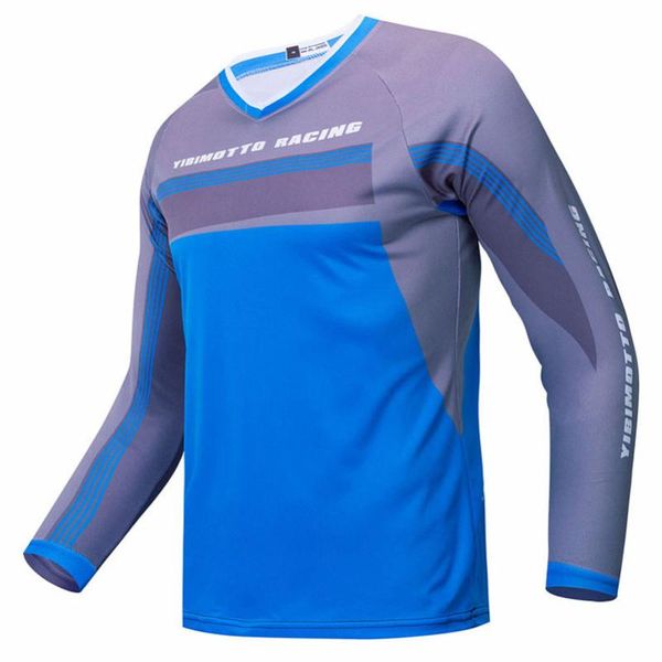 

motorcycle jersey kit long sleeves cycling t shirt mtb downhill sublimated clothing, Black;red