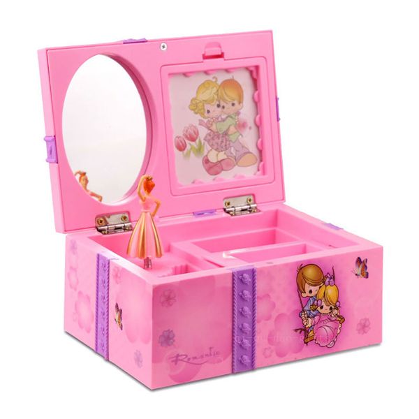 

musical jewelry box p holder with mirror bedroom home decor kids toy storage table wind up ballerina girl cute gift diy