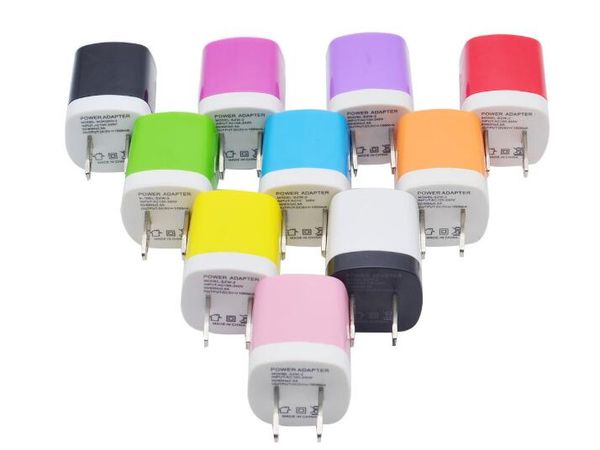 

5w 5v 1a a1385 a1400 eu/us plug wall charger mobile phone home charger for xs 8 travel adapter usb power adapter with box