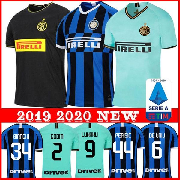 

LUKAKU ALEXIS LAUTARO SKRINIAR Inter 2019 2020 Milan soccer jersey GODIN BARELLA NAINGGOLAN jerseys 18 19 20 football top kit shirts