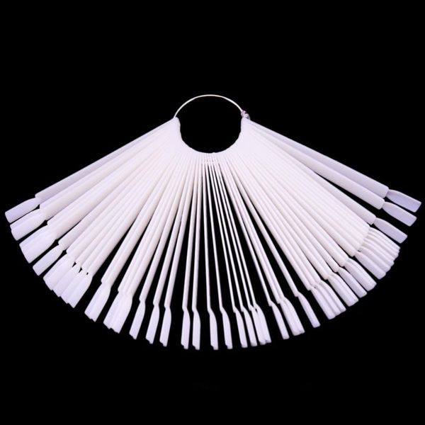 

50pcs/set nail art palette false nails french acrylic artificial nail tips polish shelf fake nails showing shelf solar plat, Red;gold