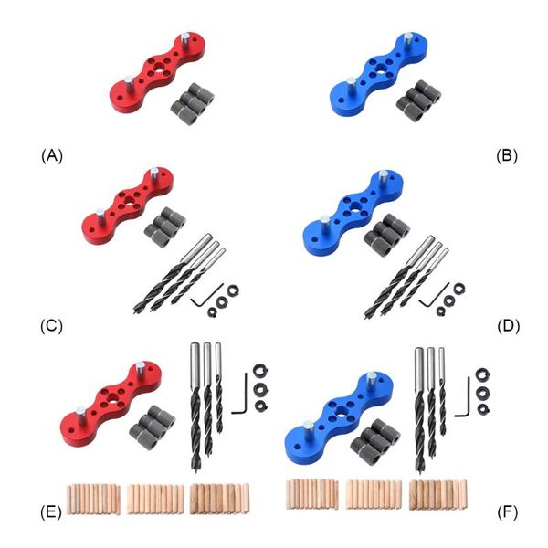 

6/8/10mm woodworking drilling locator wood guide vertical pocket hole jig