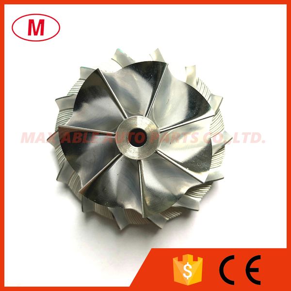 

gt15-25 720915-0004 44.50/60.01mm 7+7 blades high performance turbo billet compressor wheel/aluminum 2618/milling wheel for bmw 330d/530d/x5