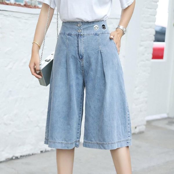 

harajuku womens jean shorts vintage high waist loose five points trouser ladies summer casual streetwear denim shorts, White;black