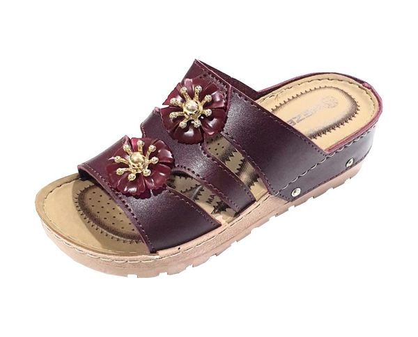 

gantry 11821 daily wedges female slippers, Black
