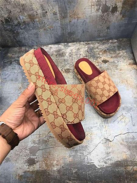 

2020 xshfbcl women's fashion casual slippers boys and girlsflowered printed flowered sandals men's and women's general outdoo, Black;red