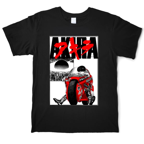 

akirayeah moto t shirt men funny 100%cotton t-shirt o'neck short sleeve street tees shirt xs-3xl casual printed, White;black