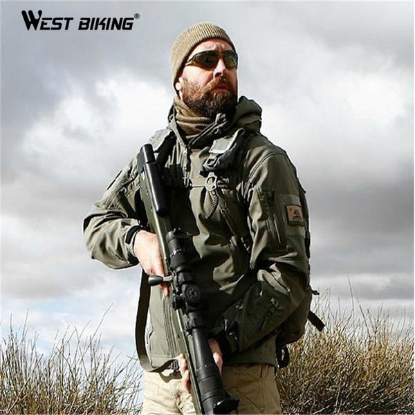 

west biking winter hiking jacket thermal fleece windbreaker softshell sport jacket mountaineering camping hiking, Blue;black