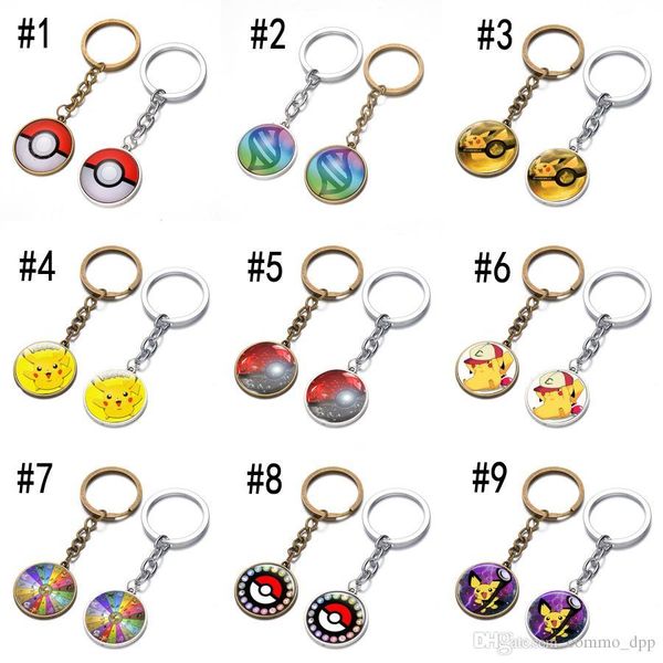 

новый сплав брелок прохладные творческий keychains 9 стилей аниме периферийного rpg мобильных игр key chain брелок автомобиля, Silver