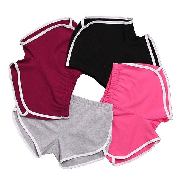 

women summer casual shorts slim famme casual loose cotton elastic waist short, White;black