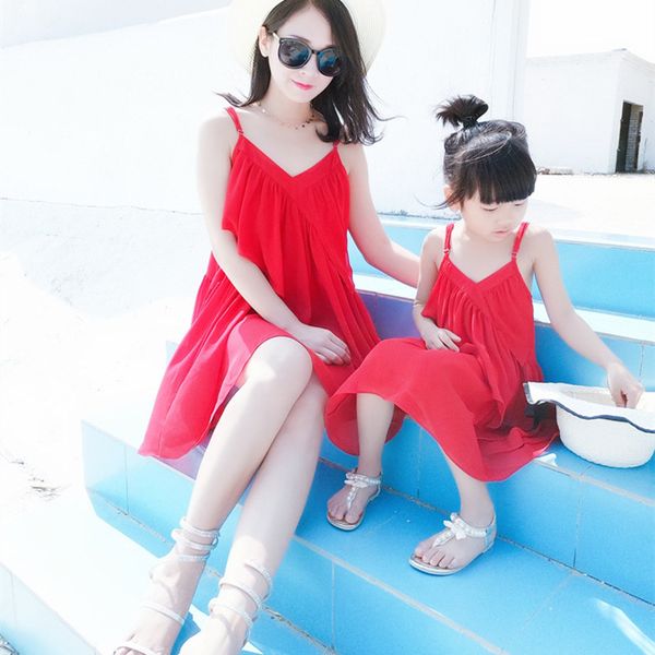 

2019 summer chiffon dress mother daughter dresses matching mother daughter clothes mom and dress mommy and me clothes, Blue