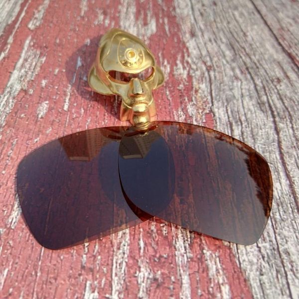 

wholesale glintbay 100% precise-fit polarized replacement lenses for deviation sunglass - bronze brown