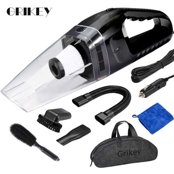 

grikey 24v handheld car vacuum cleaner 120w portable vacuum cleaner powerful for car auto vaccum truck big suction 4600p