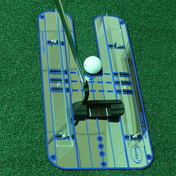 

golf putting alignment mirror golf alignment training aid lightweight swing practice trainer golf practice accessories wholesale