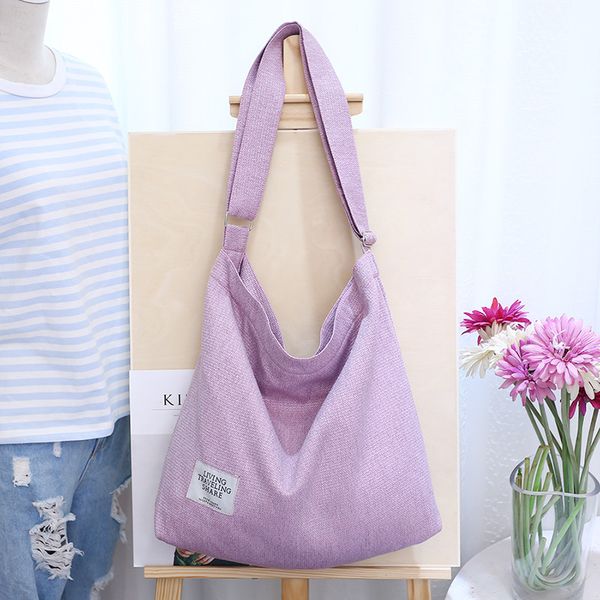 

women canvas handbag shoulder bags large tote purse travel messenger hobo bag