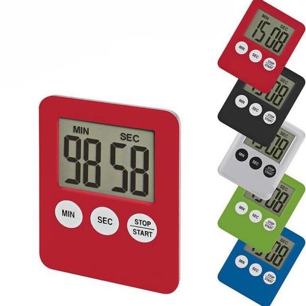 Simple Life Praktische Verwendung Digitales quadratisches LCD-Display Home Kitchen Timer Elektronischer Küchen-Kochtimer Stoppuhr Kochwerkzeuge SN811