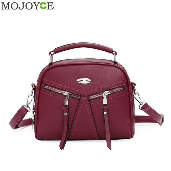 

2019 women shoulder bags crossbody bag for women handbag pu leather full moon candy color cute with fur ball shell shape bag