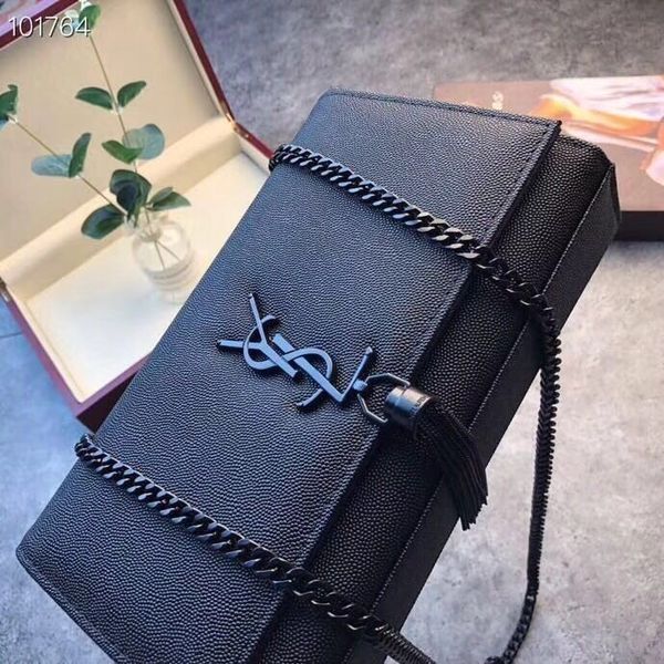 

handbag fashion luxury designer bags totes messenger bag crossbody bags 2019 selling products classic tassel, Black