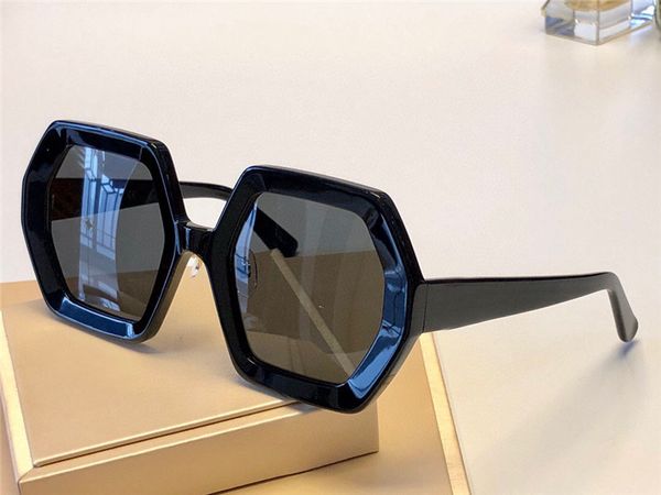 

new fashion designer women sunglasses 0708 square frame function popular simple generous catwalk style uv400 protective eyewear, White;black