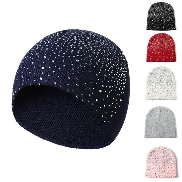 

crystal beanies for women hip hop knit hat for lady hip hop beanies ski cap
